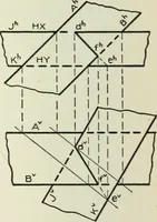 An illustration from Descriptive geometry (1918)