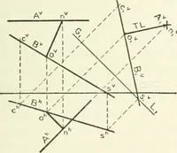 An illustration from Descriptive geometry (1918)