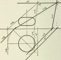 An illustration from Descriptive geometry (1918)