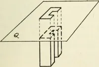 An illustration from Descriptive geometry (1918)