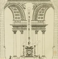 An illustration from A descriptive and historical account of various palaces, and public buildings, English and foreign (1810)
