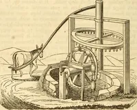 An illustration from A descriptive and historical account of hydraulic and other machines for raising water (1850)