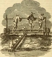An illustration from A descriptive and historical account of hydraulic and other machines for raising water (1850)