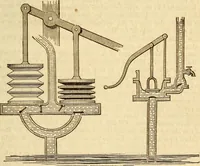 An illustration from A descriptive and historical account of hydraulic and other machines for raising water (1850)