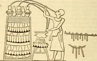 An illustration from A descriptive and historical account of hydraulic and other machines for raising water (1850)