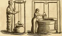 An illustration from A descriptive and historical account of hydraulic and other machines for raising water (1850)