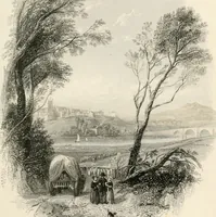 An illustration from Descriptive and historical notices of some remarkable Northumbrian, castles, churches, and antiquities ... With biographical notices of eminent persons (1852)