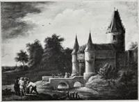An illustration from A descriptive and illustrated catalogue of 150 paintings by old masters of the Dutch, Flemish, German, Italian, Spanish and French schools from the Kleinberger Galleries (1911)