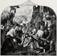 An illustration from A descriptive and illustrated catalogue of 150 paintings by old masters of the Dutch, Flemish, German, Italian, Spanish and French schools from the Kleinberger Galleries (1911)