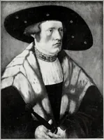 An illustration from A descriptive and illustrated catalogue of 150 paintings by old masters of the Dutch, Flemish, German, Italian, Spanish and French schools from the Kleinberger Galleries (1911)