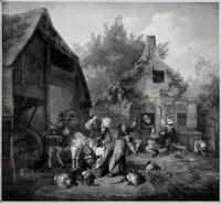 An illustration from A descriptive and illustrated catalogue of 150 paintings by old masters of the Dutch, Flemish, German, Italian, Spanish and French schools from the Kleinberger Galleries (1911)