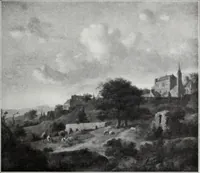 An illustration from A descriptive and illustrated catalogue of 150 paintings by old masters of the Dutch, Flemish, German, Italian, Spanish and French schools from the Kleinberger Galleries (1911)
