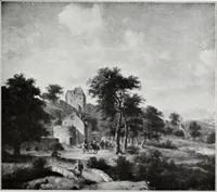 An illustration from A descriptive and illustrated catalogue of 150 paintings by old masters of the Dutch, Flemish, German, Italian, Spanish and French schools from the Kleinberger Galleries (1911)