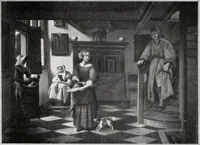 An illustration from A descriptive and illustrated catalogue of 150 paintings by old masters of the Dutch, Flemish, German, Italian, Spanish and French schools from the Kleinberger Galleries (1911)