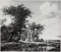 An illustration from A descriptive and illustrated catalogue of 150 paintings by old masters of the Dutch, Flemish, German, Italian, Spanish and French schools from the Kleinberger Galleries (1911)