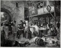 An illustration from A descriptive and illustrated catalogue of 150 paintings by old masters of the Dutch, Flemish, German, Italian, Spanish and French schools from the Kleinberger Galleries (1911)