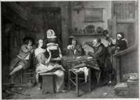 An illustration from A descriptive and illustrated catalogue of 150 paintings by old masters of the Dutch, Flemish, German, Italian, Spanish and French schools from the Kleinberger Galleries (1911)