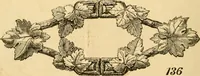 An illustration from Descriptive price list of patented artificial wood ornaments, for furniture manufacturers, architects, builders, interior decorators, stair builders, car builders, organ manufacturers, steamboat builders, etc. etc. (1871)