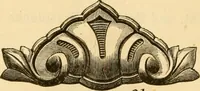An illustration from Descriptive price list of patented artificial wood ornaments, for furniture manufacturers, architects, builders, interior decorators, stair builders, car builders, organ manufacturers, steamboat builders, etc. etc. (1871)