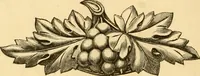 An illustration from Descriptive price list of patented artificial wood ornaments, for furniture manufacturers, architects, builders, interior decorators, stair builders, car builders, organ manufacturers, steamboat builders, etc. etc. (1871)