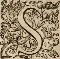 An illustration from De scriptoribvs ecclesiasticis liber vnvs, cvm adivnctis indicibvs vndecim, & breui chronologia ab orbe condito vsque ad annum M.DC.XII .. (1613)