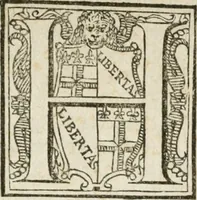 Picture 2 of 14 from Descrittione de gli apparati fatti in Bologna per la venvta di n. s. papa Clemente VIII. Con gli disegni de gli archi, statue, & pitture. Dedicata a gli ill.mi sig. del reggimento di Bologna (1598), leaf 6