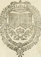 An illustration from Descrittione delle feste fatte in Roma per la nascita del delfino, hora Ludouico XIV. re di Francia e di Nauarra : e del donatiuo mandato alla Santa Casa di Loreto : con vn breue racconto dell'essequie fatte al defonto re suo padre (1643)