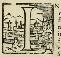 An illustration from Descrittione della pompa et del apparato fatto in Roma per la translatione del corpo di S. Gregorio Nazianzeno dal Monistero di S. Maria di Campo Marzo nella Chiesa di S. Pietro nella Capella Gregoriana (1580)