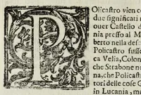 An illustration from Descrittione del Regno di Napoli : diuiso in dodeci prouincie, nella quale con breuità si tratta della fedelissima città di Napoli, e dele cose più notabili di essa, e delle città e terre più illustri del Regno, con le famiglie nobili, non solo di quella, ma dell'altre città di esso Regno : con i vescouadi, & arciuescouadi, e santi, che sono in esso ... (1671)
