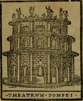 Picture 179 of 366 from Descrittione di Roma antica e moderna : nella quale si contengono chiese, monasterij, hospedali, compagnie, collegij e seminarij, tempij, teatri, anfiteatri, naumachie, cerchi, fori, curie, palazzi, e statue, librerie, musei, pitture, sculture, & i nomi de gli artefici : indice de'sommi pontefici, imperatori e duchi : con due copiosissime tauole (1643), leaf 504
