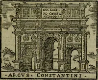 Picture 188 of 366 from Descrittione di Roma antica e moderna : nella quale si contengono chiese, monasterij, hospedali, compagnie, collegij e seminarij, tempij, teatri, anfiteatri, naumachie, cerchi, fori, curie, palazzi, e statue, librerie, musei, pitture, sculture, & i nomi de gli artefici : indice de'sommi pontefici, imperatori e duchi : con due copiosissime tauole (1643), leaf 524