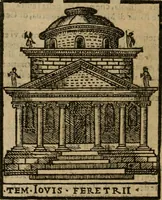 Picture 263 of 366 from Descrittione di Roma antica e moderna : nella quale si contengono chiese, monasterij, hospedali, compagnie, collegij e seminarij, tempij, teatri, anfiteatri, naumachie, cerchi, fori, curie, palazzi, e statue, librerie, musei, pitture, sculture, & i nomi de gli artefici : indice de'sommi pontefici, imperatori e duchi : con due copiosissime tauole (1643), leaf 679
