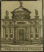 Picture 264 of 366 from Descrittione di Roma antica e moderna : nella quale si contengono chiese, monasterij, hospedali, compagnie, collegij e seminarij, tempij, teatri, anfiteatri, naumachie, cerchi, fori, curie, palazzi, e statue, librerie, musei, pitture, sculture, & i nomi de gli artefici : indice de'sommi pontefici, imperatori e duchi : con due copiosissime tauole (1643), leaf 680