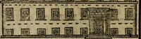 An illustration from Descrittione di Roma antica e moderna : nella quale si contengono chiese, monasterij, hospedali, compagnie, collegij e seminarij, tempij, teatri, anfiteatri, naumachie, cerchi, fori, curie, palazzi, e statue, librerie, musei, pitture, sculture, & i nomi de gli artefici : indice de'sommi pontefici, imperatori e duchi : con due copiosissime tauole (1643)