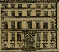 Picture 315 of 366 from Descrittione di Roma antica e moderna : nella quale si contengono chiese, monasterij, hospedali, compagnie, collegij e seminarij, tempij, teatri, anfiteatri, naumachie, cerchi, fori, curie, palazzi, e statue, librerie, musei, pitture, sculture, & i nomi de gli artefici : indice de'sommi pontefici, imperatori e duchi : con due copiosissime tauole (1643), leaf 756