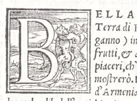 An illustration from Descrittione di tvtta Italia di F. Leandro Alberti bolognese : nella qvale si contiene il sito di essa, l'origine, & le Signorie della Città, & de i Castelli, co i nomi antichi, & moderni, i costumi de' popoli, le conditioni de i paesi : et piv, gli hvomini famosi, che l'hanno illustrata, i Monti, i Laghi, i Fiumi, le Fontane, i Bagni, le Minere; con tutte l'opere marauigliose in lei dalla Natura prodotte (1553)