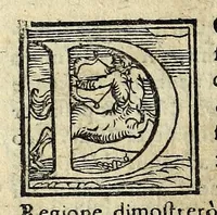 An illustration from Descrittione di tvtta Italia ... : nella quale si contiene il sito di essa, l'origine, et le signorie delle città & delle castella co i nomi antichi & moderni, i costumi de popoli, le conditioni de paesi, et piv gli hvomini famosi che l'hanno illustrata, i monti, i laghi, i fiumi, le fontane, i bagni, le minere, con tutte l'opre marauigliose in lei dalla natura prodotte (1551)