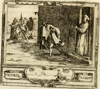 An illustration from Descrizion delle feste fatte in Firenze per la canonizzazione di Sto. Andrea Corsini (1632)