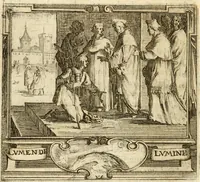 An illustration from Descrizion delle feste fatte in Firenze per la canonizzazione di Sto. Andrea Corsini (1632)