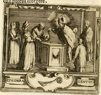 An illustration from Descrizion delle feste fatte in Firenze per la canonizzazione di Sto. Andrea Corsini (1632)
