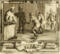 An illustration from Descrizion delle feste fatte in Firenze per la canonizzazione di Sto. Andrea Corsini (1632)