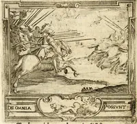 An illustration from Descrizion delle feste fatte in Firenze per la canonizzazione di Sto. Andrea Corsini (1632)