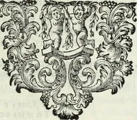 An illustration from Descrizione della provincia del Mugello con la carta geografica del medesimo : aggiuntavi un'antica cronica della nobil famiglia da Lutiano creduta di consorteria delli Ubaldini già signori dell'istesso Mugello (1748)