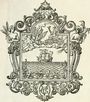 An illustration from Descrizione della entrata della serenissima regina Giovanna d'Avstria et dell'apparato, fatto in Firenze nella venuta, & per le felicissime nozze di Sua Altezza et dell'illustrissimo, & eccellentissimo s. Don Francesco de Medici, principe di Fiorenza, & di Siena (1566)