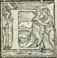 An illustration from Descrizione della entrata della serenissima regina Giovanna d'Avstria et dell'apparato, fatto in Firenze nella venuta, & per le felicissime nozze di Sua Altezza et dell'illustrissimo, & eccellentissimo s. Don Francesco de Medici, principe di Fiorenza, & di Siena (1566)