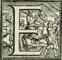 An illustration from Descrizione della entrata della serenissima regina Giovanna d'Avstria et dell'apparato, fatto in Firenze nella venuta, & per le felicissime nozze di Sua Altezza et dell'illustrissimo, & eccellentissimo s. Don Francesco de Medici, principe di Fiorenza, & di Siena (1566)
