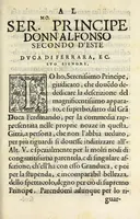 Picture 1 of 6 from Descrizione dellapparato, e degl'intermedi : fatti per la commedia rappresentata in Firenze : nelle nozze de' serenissimi Don Ferdinando Medici, e Madama Cristina di Loreno, gran duchi di Toscana (1589), leaf 7
