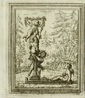 An illustration from Descrizione della regia villa, fontane, e fabbriche di Pratolino (1742)