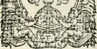 An illustration from Descrizione dell'entrata della sereniss. reina Giouanna d'Austria et dell'apparato, fatto in Firenze nella venuta, & per le felicissime nozze di S. Altezza et dell'illustrissimo, & eccellentiss. s. Don Francesco de Medici, prencipe di Fiorenza, & di Siena (1566)