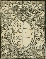 An illustration from Descrizione dell'entrata della sereniss. reina Giouanna d'Austria et dell'apparato, fatto in Firenze nella venuta, & per le felicissime nozze di S. Altezza et dell'illustrissimo, & eccellentiss. s. Don Francesco de Medici, prencipe di Fiorenza, & di Siena (1566)